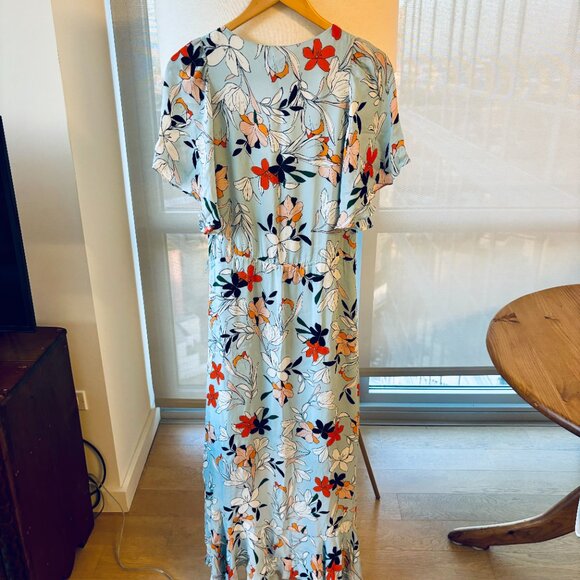 Parker Demi High-Low Silk Dress - Picture 3 of 10